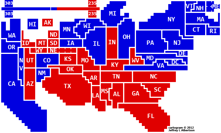 Six Electoral College Projections 2012-08-22